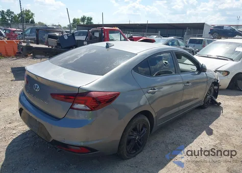 2019 Hyundai Elantra Sel from USA, damaged, VIN KMHD84LFXKU767802